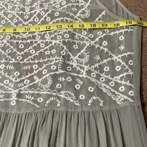 Sundance Sheer Sik Embellished Maxi Dress - Picture 10 of 10